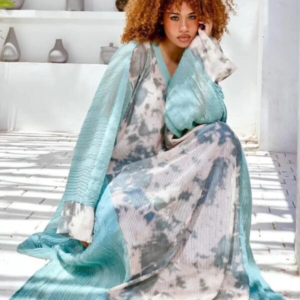 dress 031
Moroccan-style dress, chiffon with crochet, made of cotton mesh fabric.
فستان استايل مغربي شيفون كوريشه تركي مع شبك القطن
Fabric: crochet chiffon
مينت جرين
وكافيه
Sizes: Free size (85 to 120-130 kg)